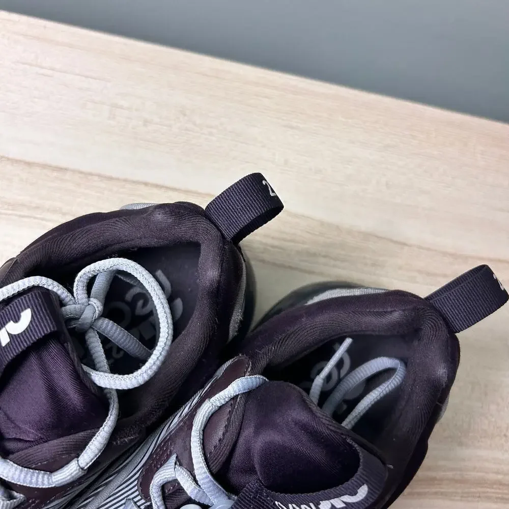 Nike Air Max 270 React ENG Sneakers Burgundy Grey Running Athletic Shoes sz 8.5